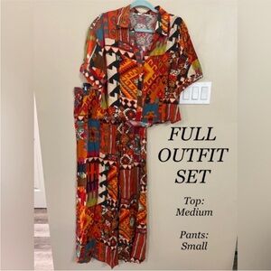 Christian Soriano Colorful Geometric Print Outfit Set